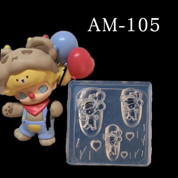 Resin Art Template - Plantillas de Uñas 3D, Moldes de