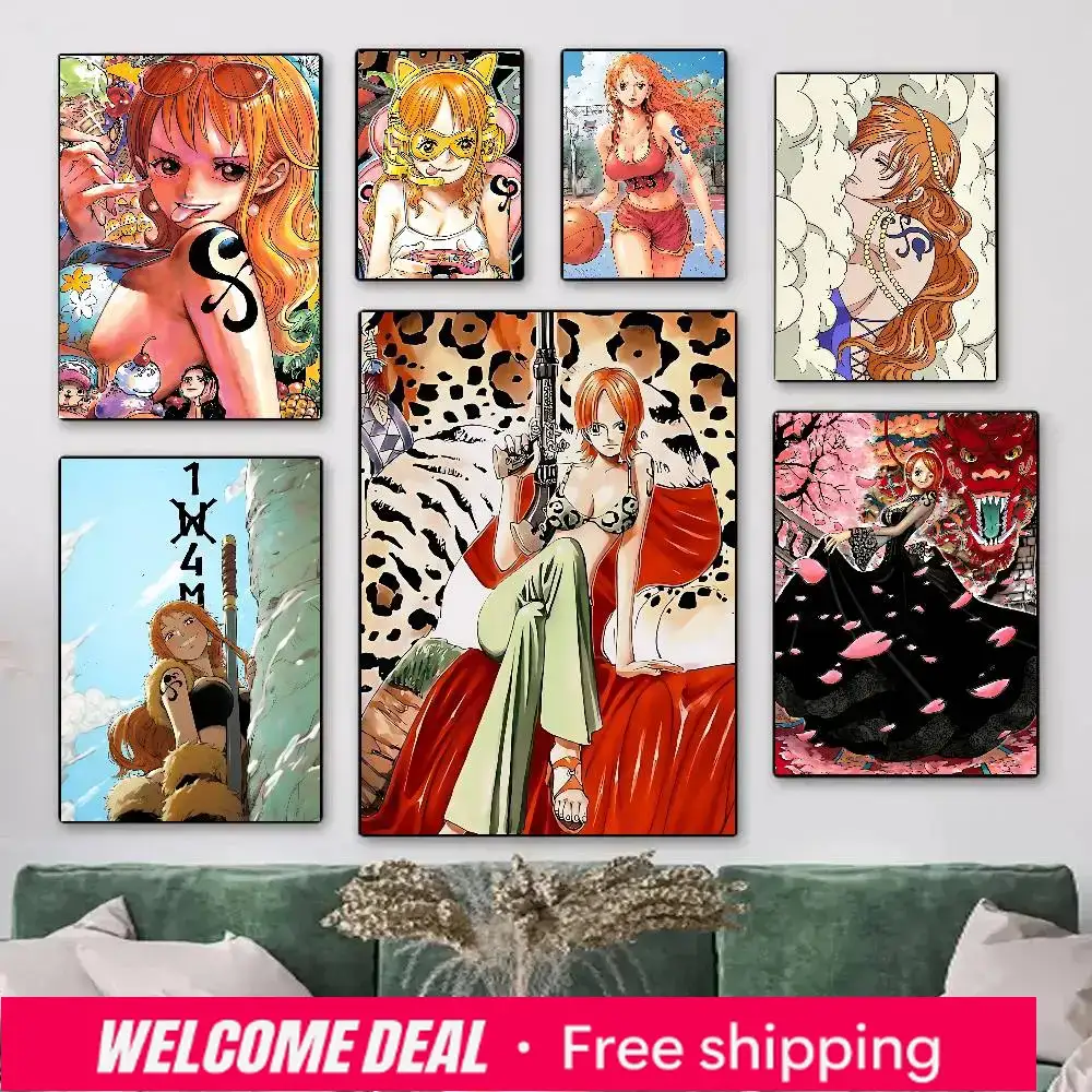 Resin Art Wall - Póster de Anime de Nami, Personaje
