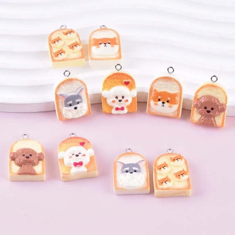 Resin Art Decor - 10 piezas de bonitos colgantes de