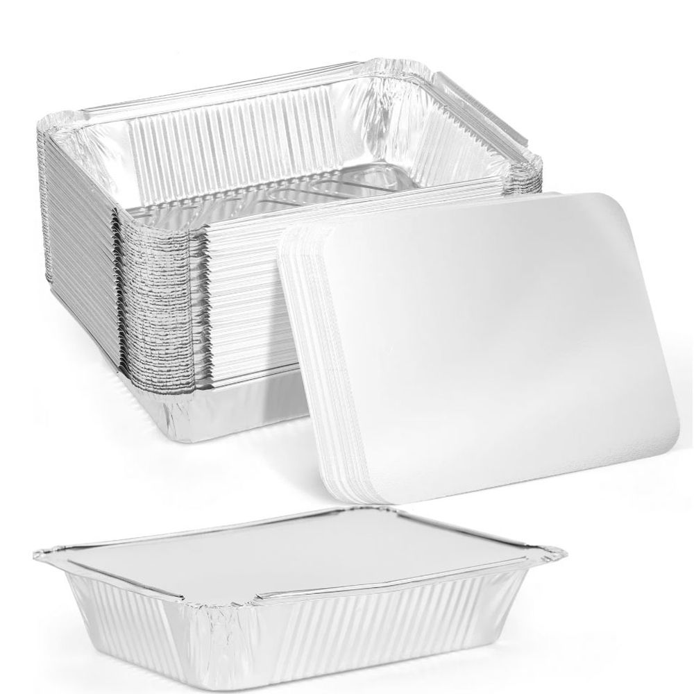 Tray Mold Rectangle - Bandejas de papel de aluminio con