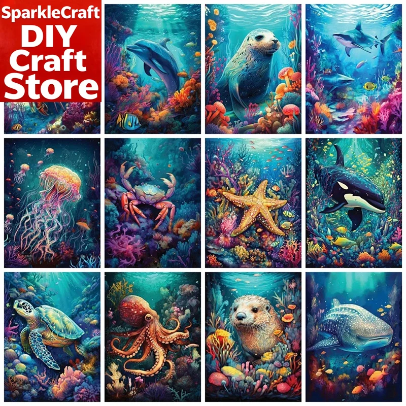 Resin Art Wall - Kit de pintura de diamantes redondos