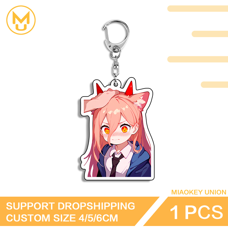 Resin Art Design Keychain - Kawaii Zero Two figura de Anime