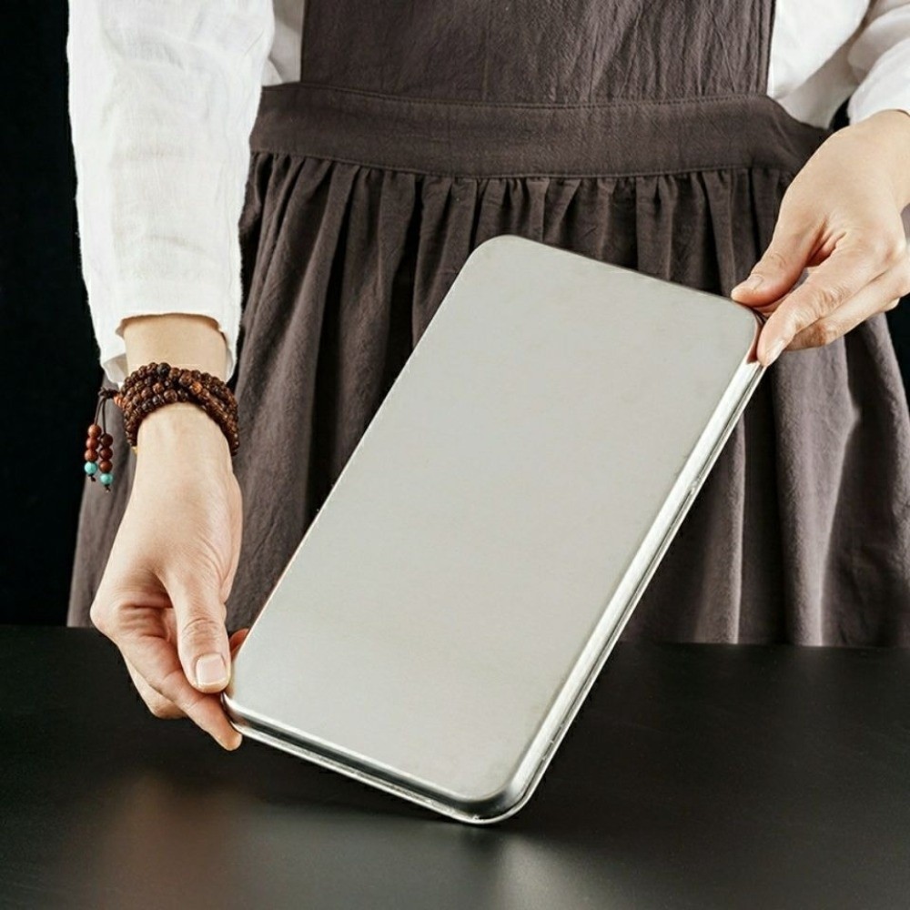Tray Mold Rectangle - Bandeja de acero inoxidable de calidad