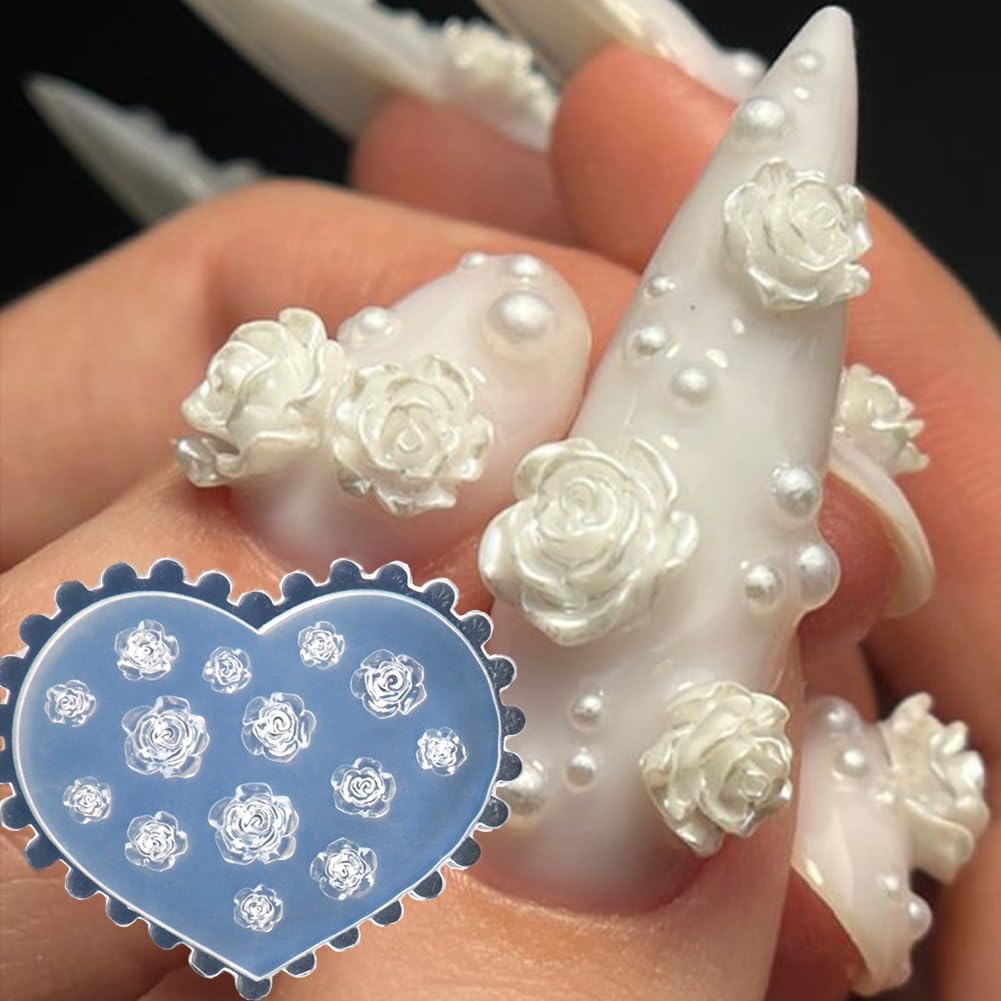 Resin Art Template - Moldes de Silicona 3D para Uñas