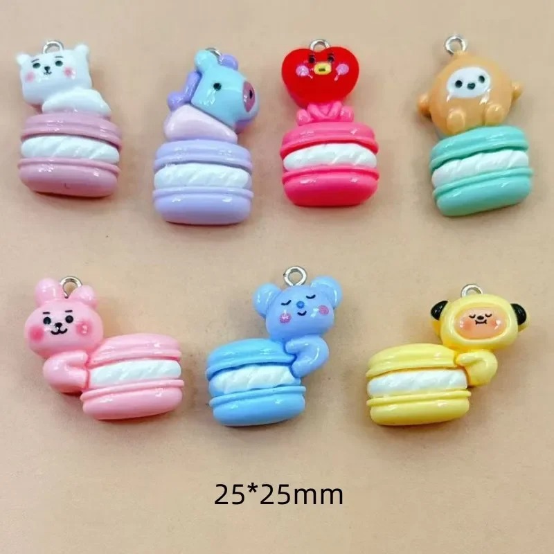 Resin Art Decor - 10 piezas de dijes de resina