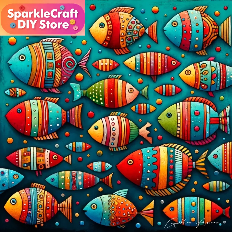 Resin Art Wall - Kit de Pintura de Diamantes 5D