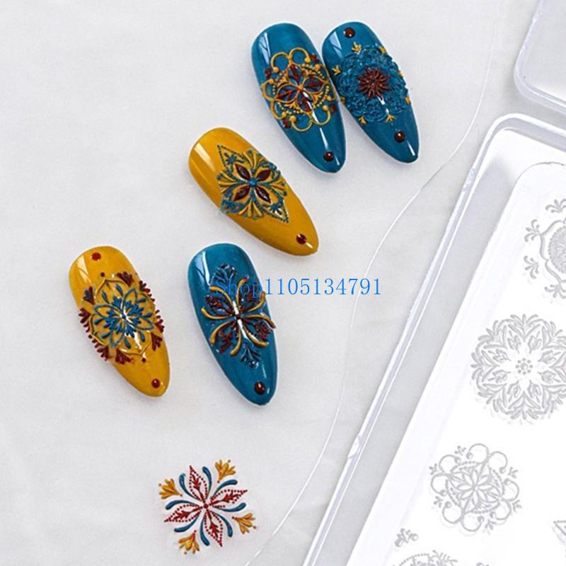 Molde arte uñas 98 moldeo resi - Resin Art Template reseña y precio