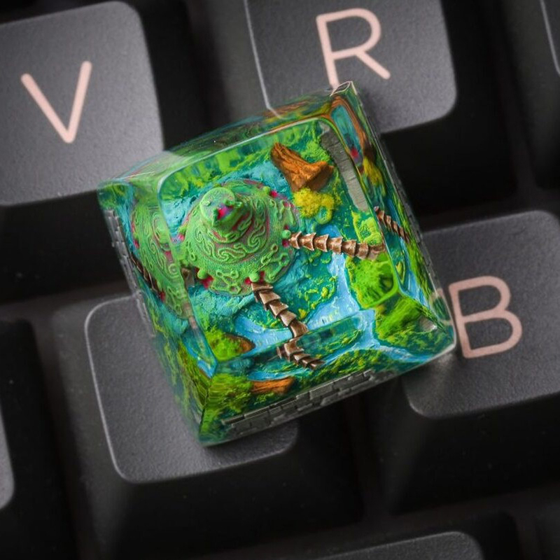 Tecla de Resina con Diseño de  - Resin Art Decor reseña y precio