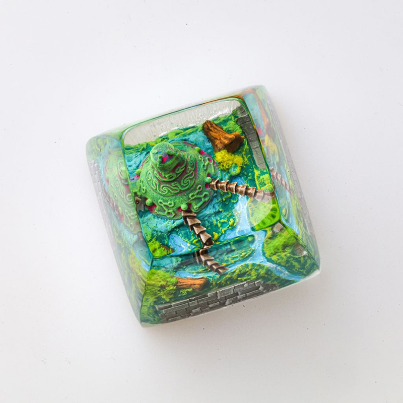 Tecla de Resina con Diseño de  - Resin Art Decor reseña y precio