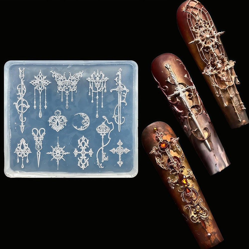 Molde de silicona con forma de - Resin Art Template reseña y precio