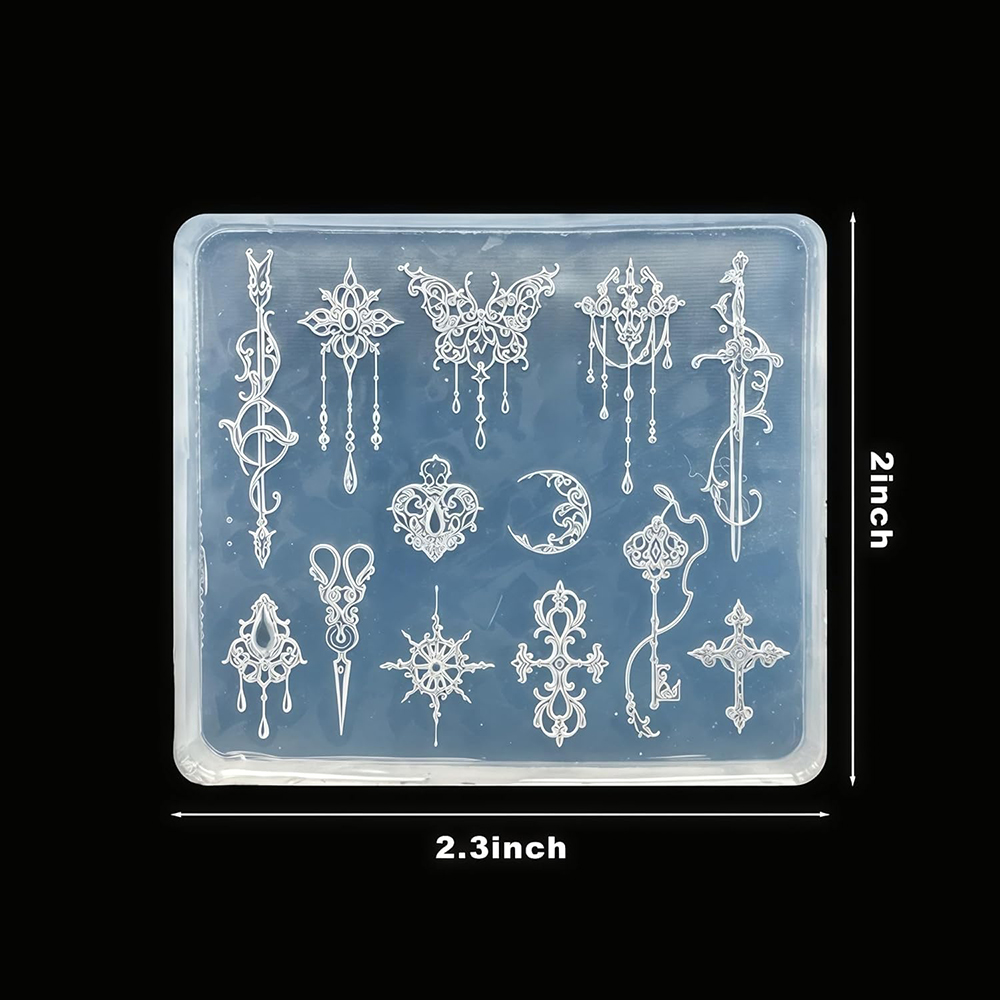 Molde de silicona con forma de - Resin Art Template reseña y precio