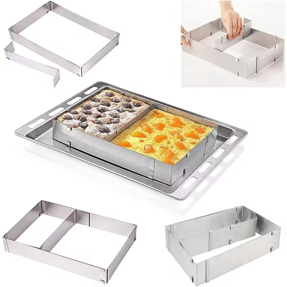 Anillo ajustable de acero inox - Tray Mold Rectangle reseña y precio