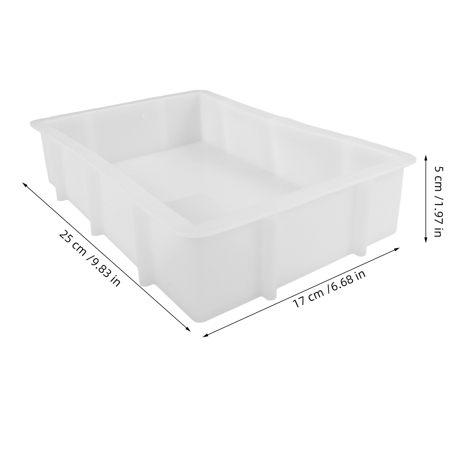 Molde de silicona rectangular  - Tray Mold Rectangle reseña y precio