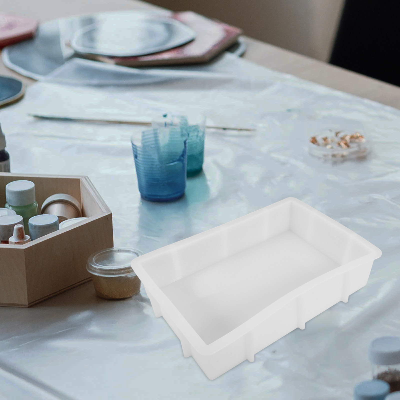 Molde de silicona rectangular  - Tray Mold Rectangle reseña y precio
