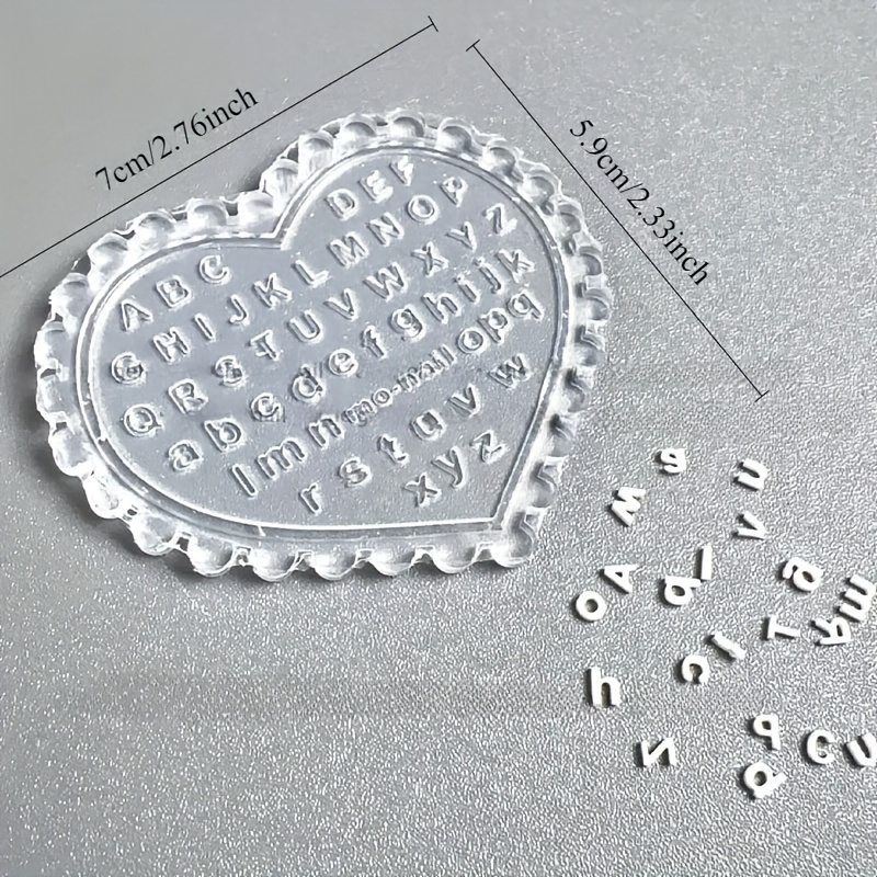 1 molde de letras para decorac - Resin Art Template reseña y precio