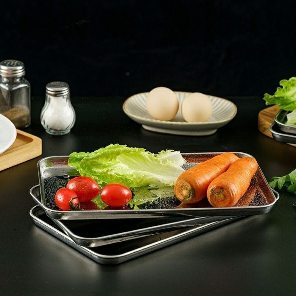 Bandeja de acero inoxidable de - Tray Mold Rectangle reseña y precio