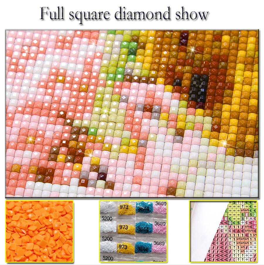 Mosaico de diamantes, Dios ind - Resin Art Radha Krishna reseña y precio