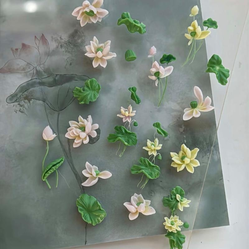 Serie de flores, molde para uñ - Resin Art Template reseña y precio