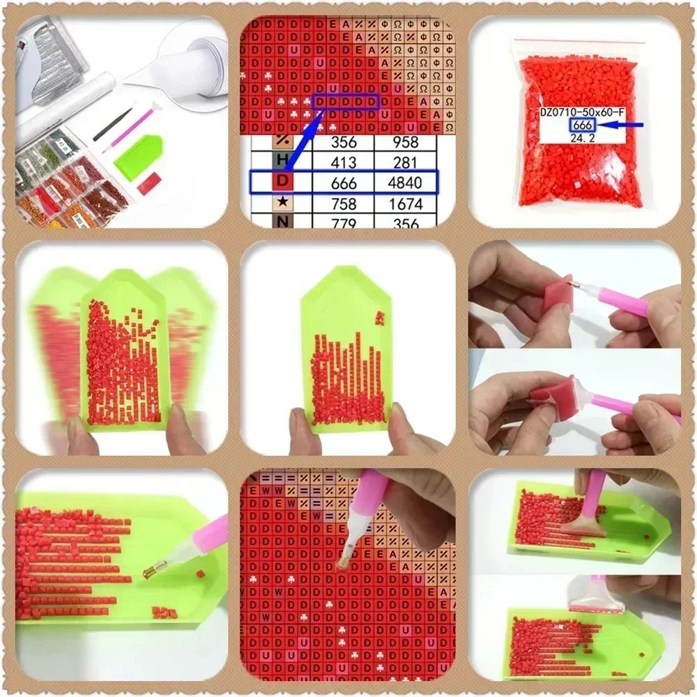 1 pieza de pintura de diamante - Resin Art Wall reseña y precio
