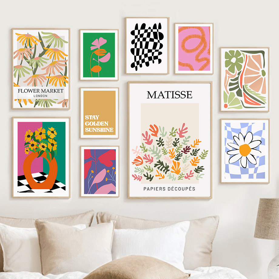 Cuadro Abstracto de Matisse co - Resin Art Gallery reseña y precio