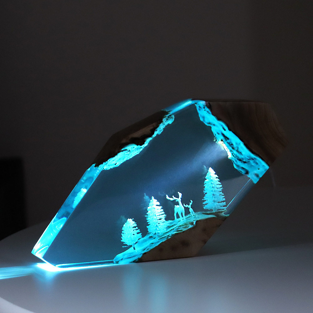 Adorno Luminoso Personalizado  - Resin Art Decor reseña y precio