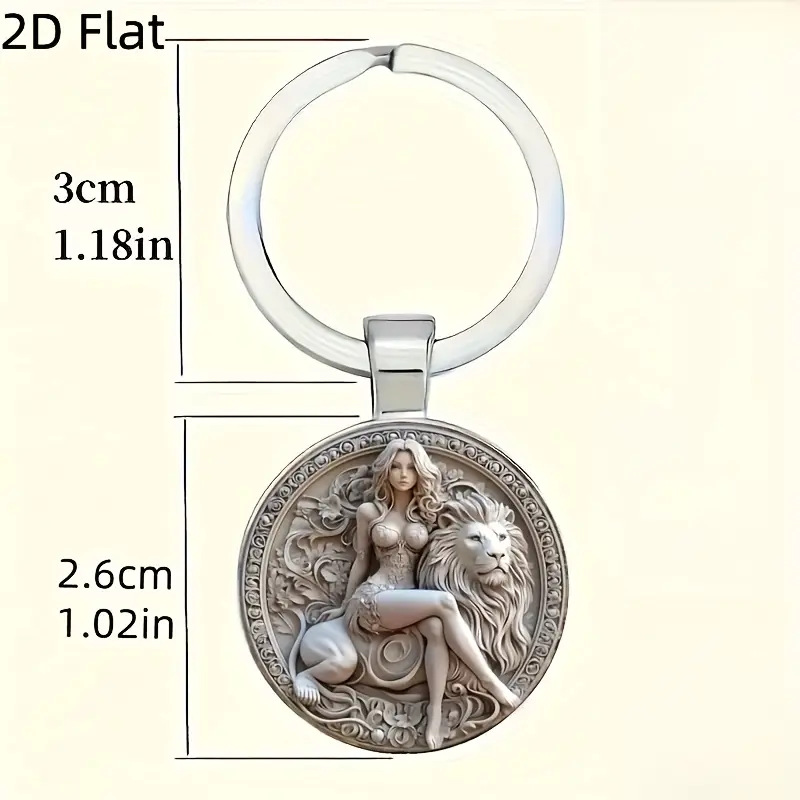 Diseños 2D únicos de diosas y  - Resin Art Design Keychain reseña y precio